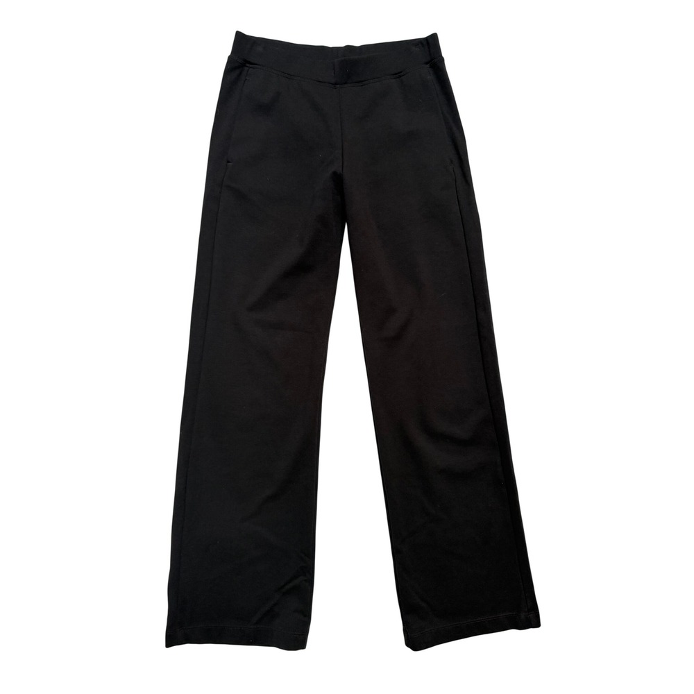 American Giant Ponte Pants Women XS Black Excellent Straight Leg Stretch USA